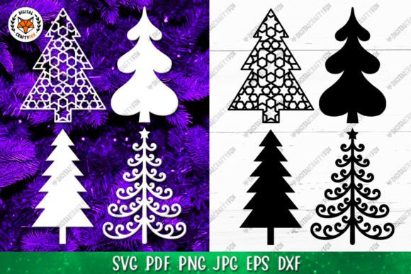 A Christmas Tree SVG Design Asset for Editorial Graphics & Illustrations
