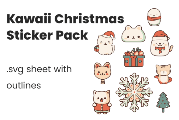 A Designer's Review: Christmas Graphics & Kawaii Illustrations
