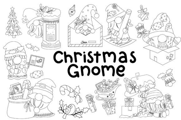 A Designer’s Take on Christmas Gnome Clipart