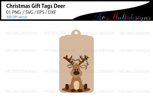 A Festive Deer SVG Graphic for Branded Holiday Content
