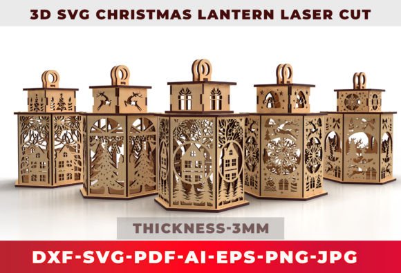 An Elegant Lantern Bundle for Laser-Cut Branding