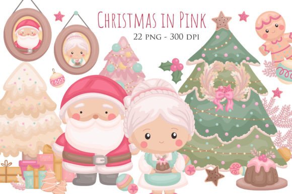 Christmas in Pink Graphics: A Seller's Review