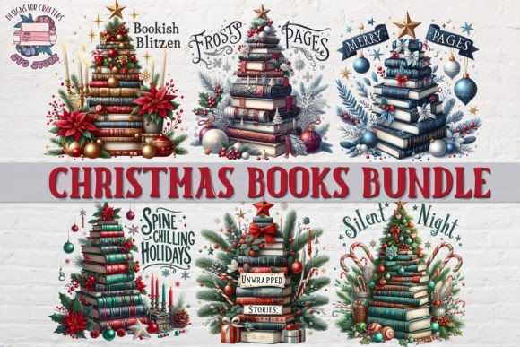 Crafters, Illustrations and Graphics For Cozy Holiday Projects