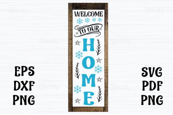 Crafting a Welcoming Winter Graphic: Porch Sign SVG Review