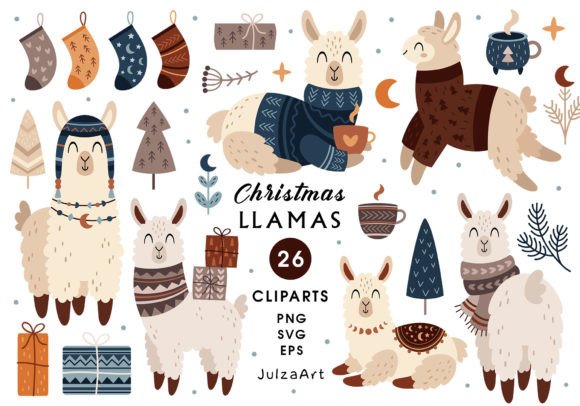Crafting Festive Content with Llama Graphics