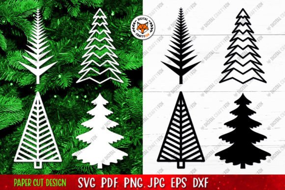 Essential Christmas Tree Graphics for Brand Illustrations