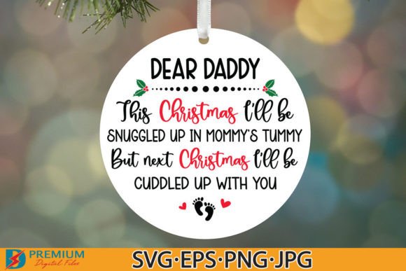 Evaluating the Funny New Daddy Christmas Ornament for Local Business Graphics