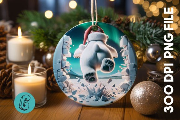 Polar Bear Christmas Ornament Back 09: A Designer's Review