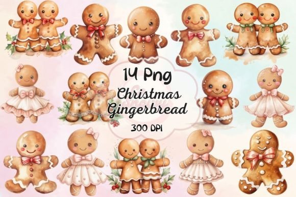 Practical Gingerbread Graphics for Your Holiday Designs