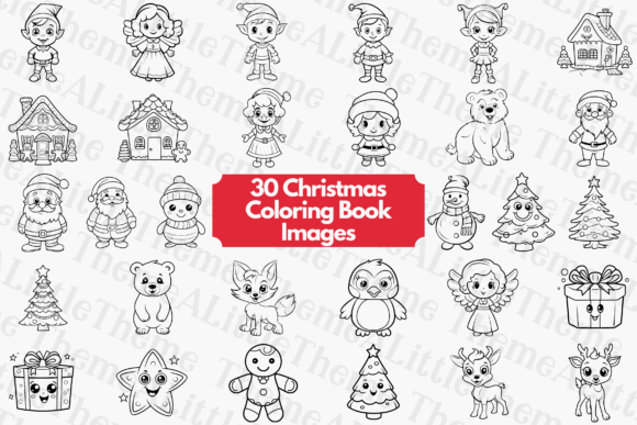 Practical Graphics: 30 Festive Coloring Illustrations