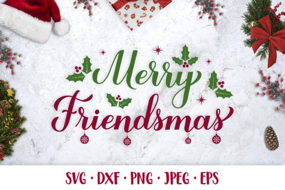 Reviewing the Merry Friendsmas SVG for Publishing Workflows